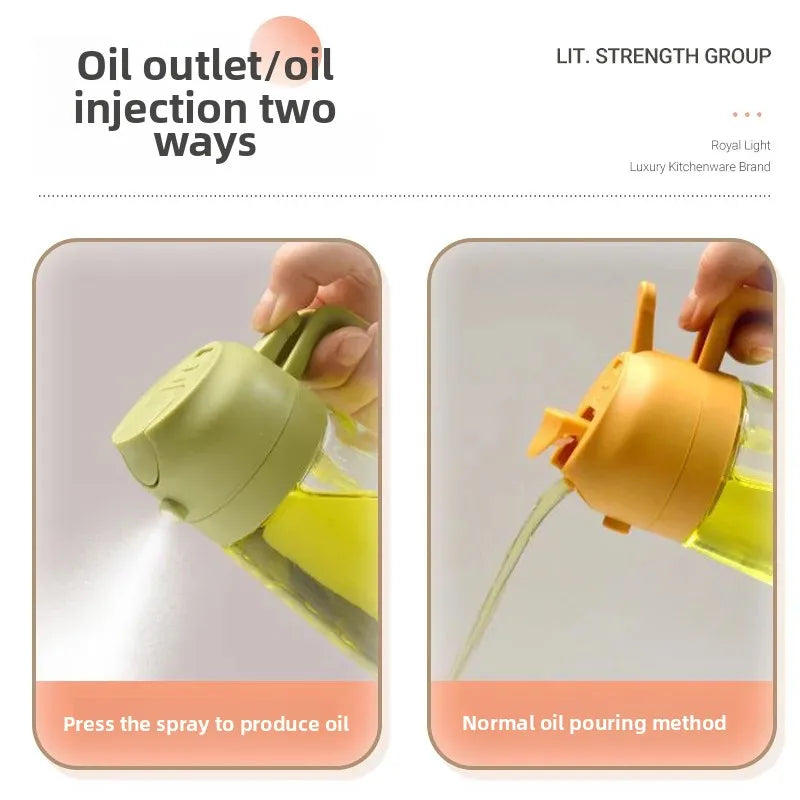 2 in 1 Leakproof Oil Dispenser Bottle for kitchen