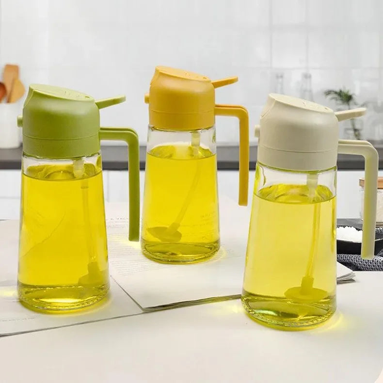 2 in 1 Leakproof Oil Dispenser Bottle for kitchen
