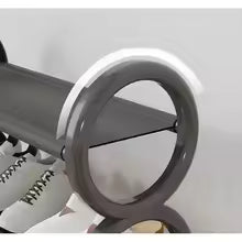 4 Layer Shoe Rack with Rollers - Stylish & Mobile