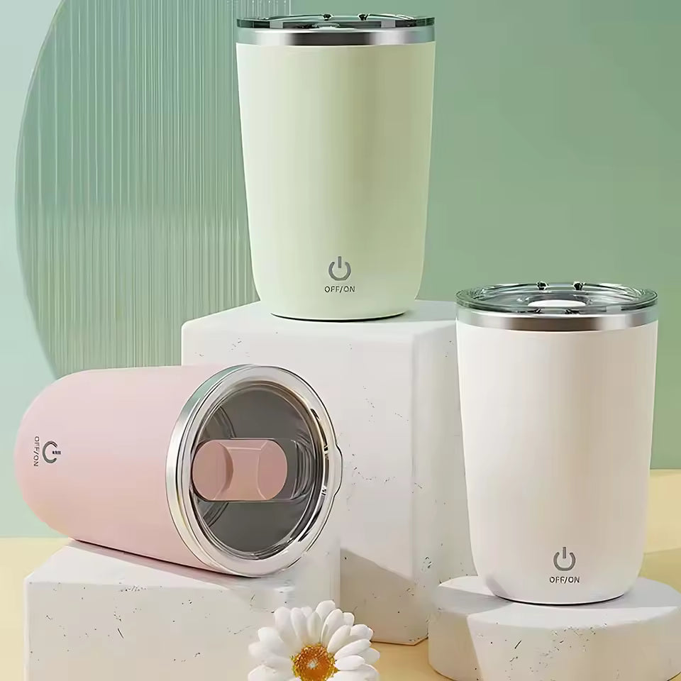 Automatic Self Stirring Mug with Lid