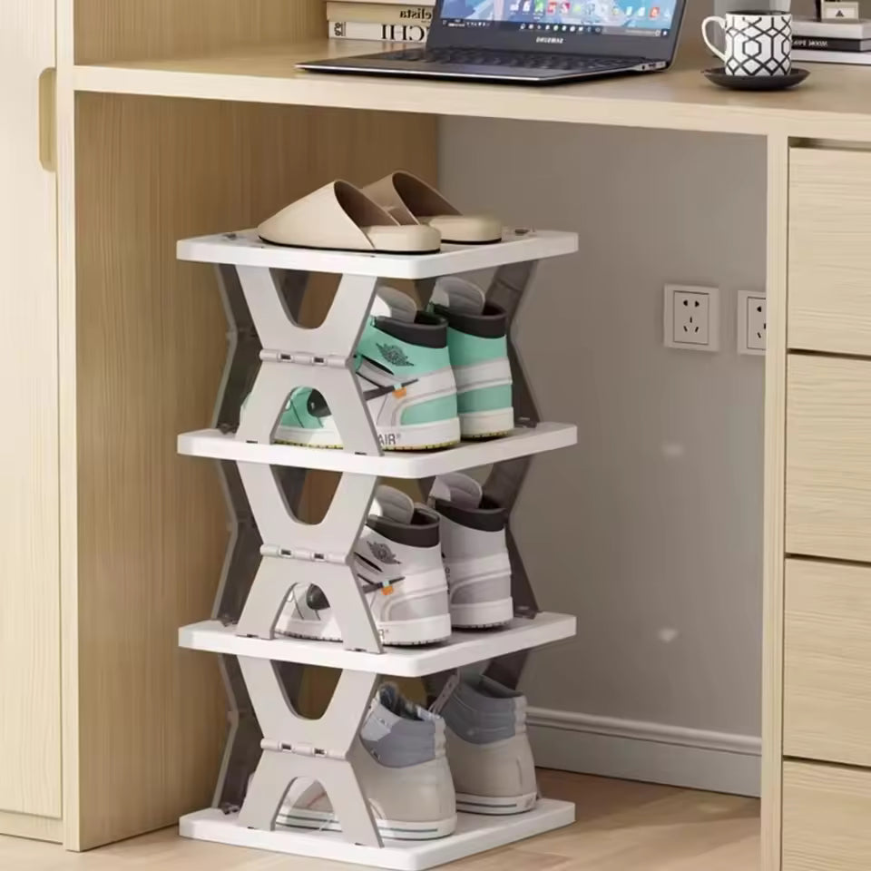 Foldable Shoe Rack - Space Saving Shoe Hanger
