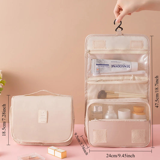 3 Piece Cosmetic Bags Set - Makeup Organizer